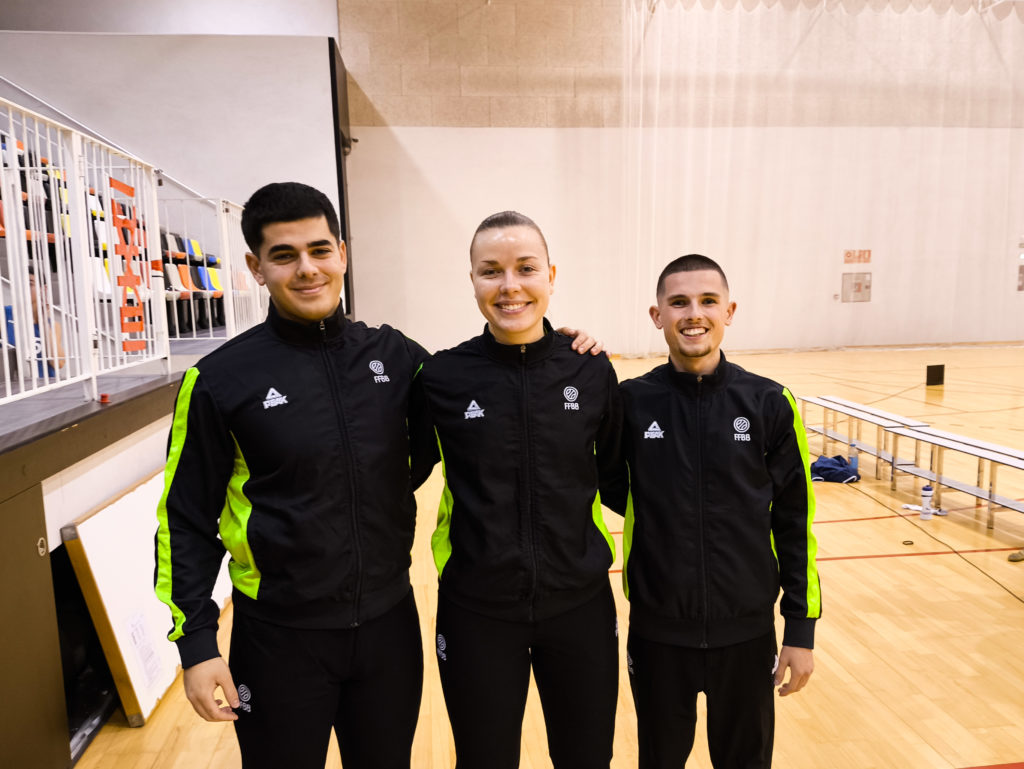 Les 3 arbitres néo-aquitains présents